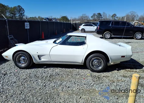 1974 Chevrolet Corvette z USA, uszkodzony, nr VIN 1Z37J4S433053